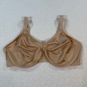 Wacaol womens 857109 Nude Simple Shaping Underwire Minimizer Bra 42D